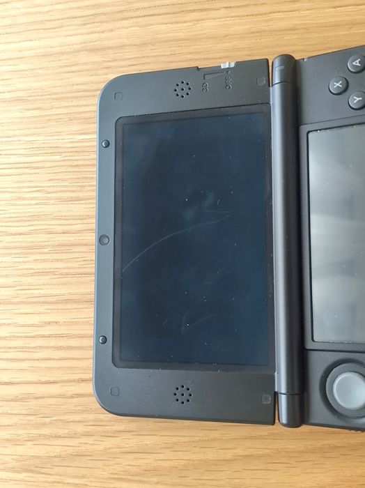 Nintendo 3DS XL cinzenta c/carregador e cartão SD