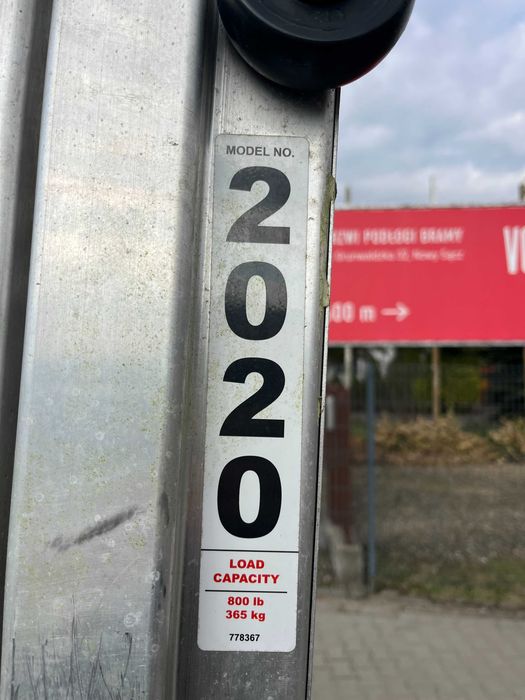 Podnośnik montażowy towarowy Sumner 2020, Genie ALP LIFT, klimatyzacja ...