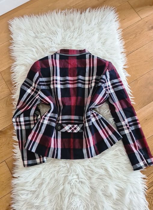 Garry Weber L 40 XL 42 żakiet marynarka w kratę na święta Wigilie