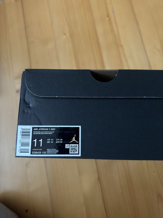 Оригінал! Нові! Nike Air Jordan 1 Mid 42.5 р. 45р. 27см, 29см