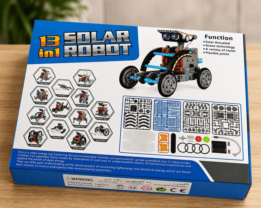 Solar Robot 13 w 1 zestaw edukacyjny robot solarny