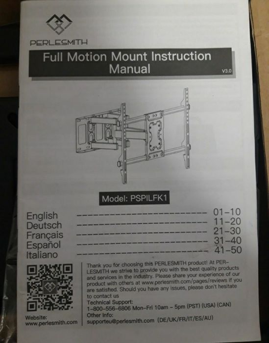Uchwyt stojak do telewizora 37-70"Perlesmith