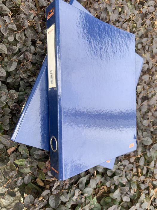 Nunca usadas; 16- Capas de arquivo, lombada media.