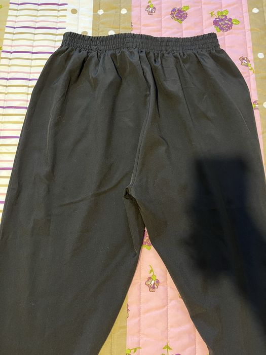 Calças pretas senhora elasticas e versáteis usadas 1 x tam XL