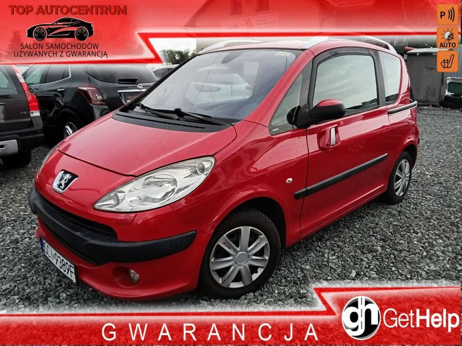 Peugeot 1007 1.4 HDI 68 KM Klimatronic Podgrzewane fotele Kredyt