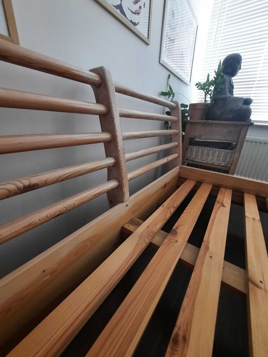 Rama łóżko drewno 160x200