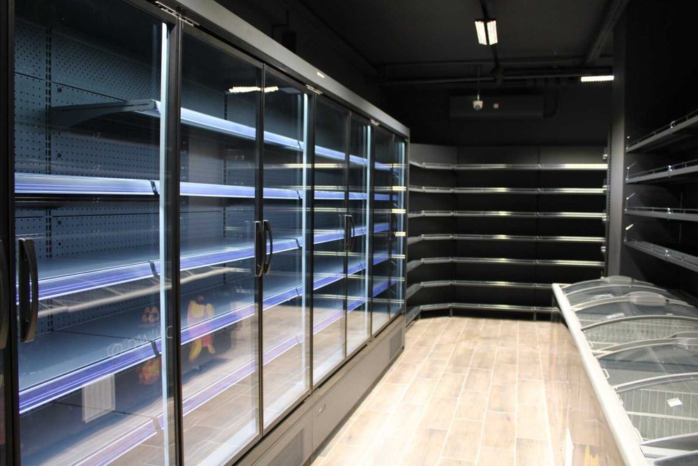 Ларі/бонети морозильні, вітрини холод, стелажі, каси, гачки, ПОС