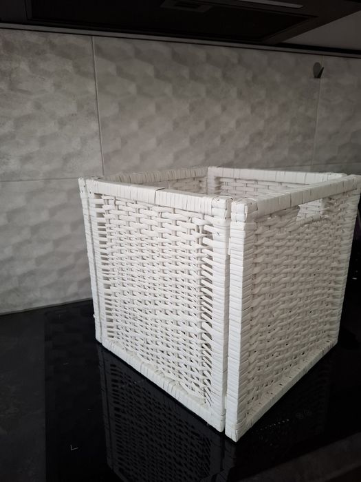 Kosz IKEA Branas białe,