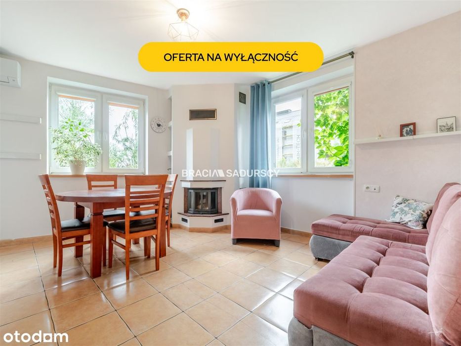 3 pokoje z ogrodem 130 m² i kominkiem