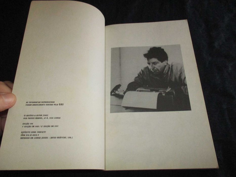 Livro Filhos da Neve Leonard Cohen Antologia
