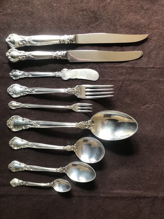 Столовое серебро (925) GORHAM  набор на 6 персон  67 предметов