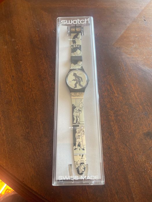 Relógio Swatch Edição Limitada - 75 Aniversário Tintin
