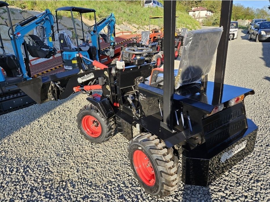 Miniładowarka elektryczna KRUGER EL-600 4x4 , wielofunkcyjna