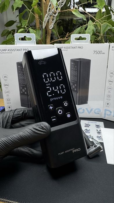Беспроводной компресор автомобильный, насос Proove Pro 7500 mAh