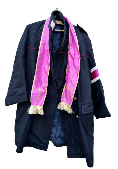 Płaszcz kapelan Wehrmacht Rekonstrukcja