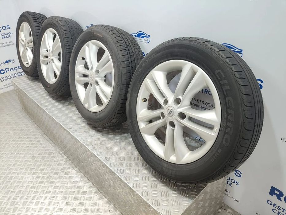 Conjunto Jantes 17 Originais Nissan Qashqai 1 J10 6,5J ET40 5x114,5