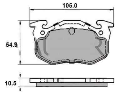 Pastilhas De Travões Peugeot 206
