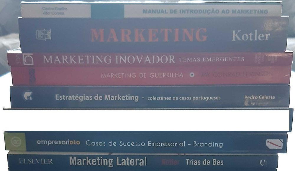 Vários livros de Marketing em Português