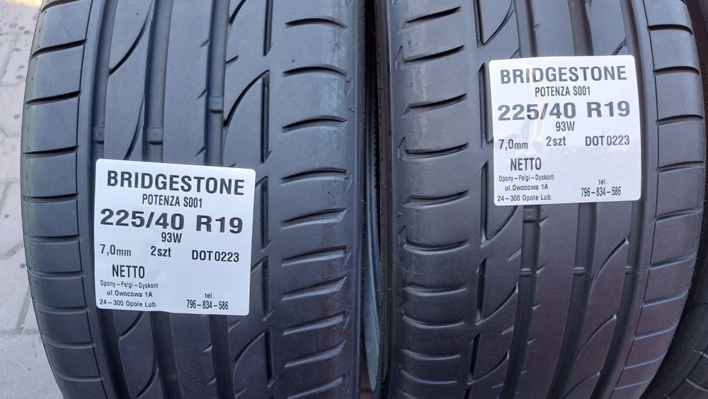 Opony Bridgestone 225 40 R19