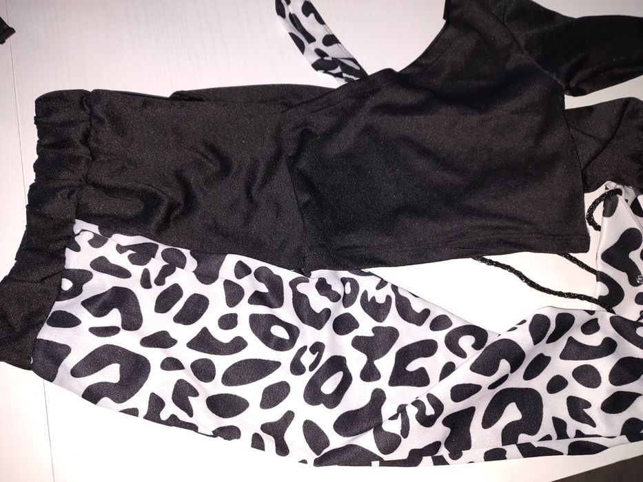 Strój Krowy Krówki na Karnawał Czapka torebka kapelusz