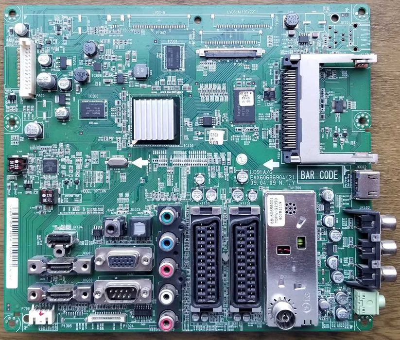 Płyta główna EBU607.108.30 EAX60.686.904 z TV LG 32LH3000