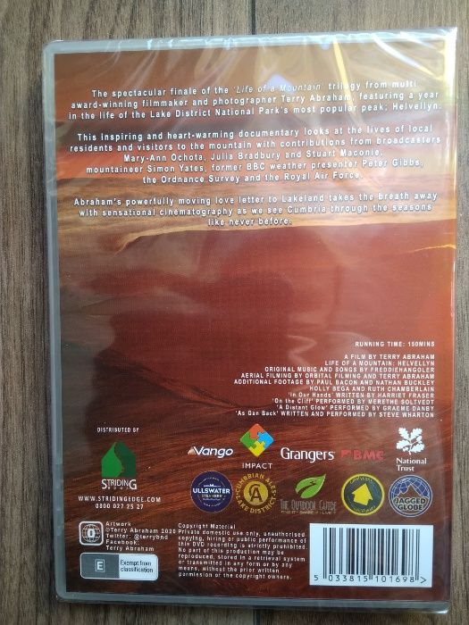 Seria płyt DVD Life of a mountain by Terry Abraham BBC