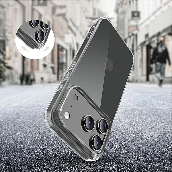 Etui Tech-Protect FlexAir Hybrid na iPhone 17 Pro Max - przezroczyste