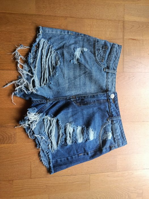 Spodenki jeansowe L Shein