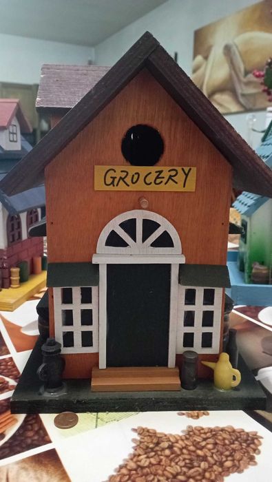 Casinhas típicas holandesas para pássaros