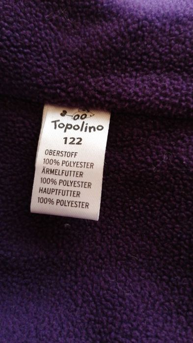 L/162 Kurteczka dziecięca przeciwdeszczowa Topolino  rozm. 122