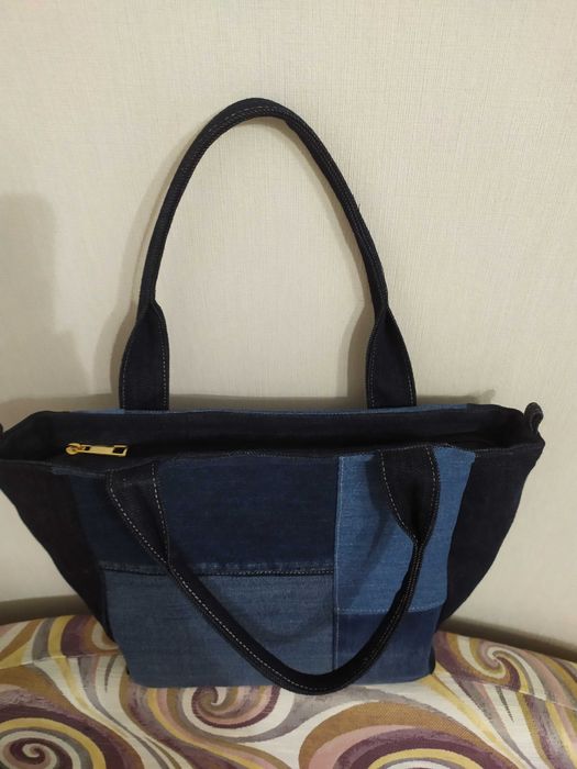 Torebka Jeansowa z kieszonką