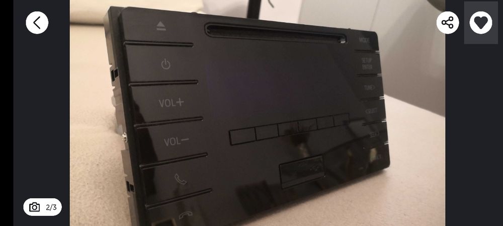 Radio Toyota  Auris 2