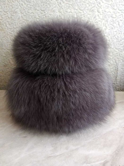 Шапка песец женская