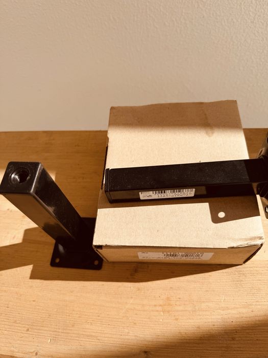 Lote 4 pés aço preto