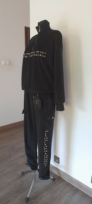 Dres welurowy paparazzi fashion rozm L XL