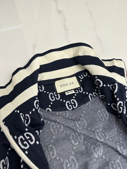 Кофта Gucci.  Костюм Gucci GG Monogram/ Спортивная кофта гуччи синяя