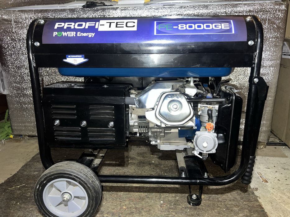 PROFI-TEC PE-8000GE газ, бензин (8.0 кВт, електростартер)