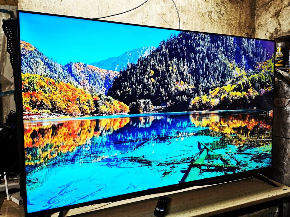 65" 4K Hisense smart tv wifi hdr netflix telewizor dvbt2 hevc led disney air play 2023r