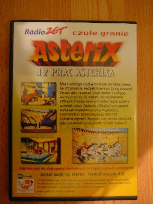 DVD 12 Prac Asterixa - animowany