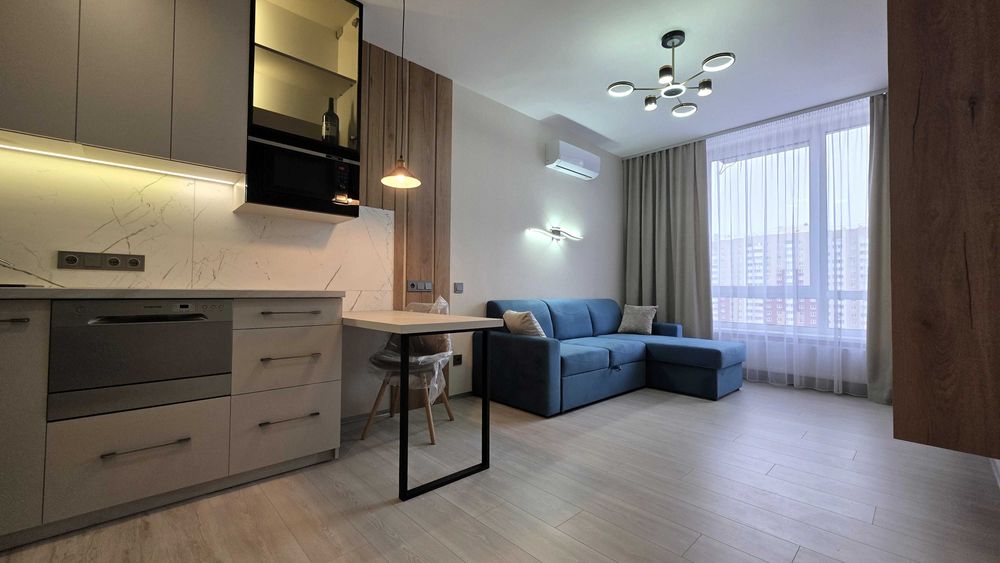 Сучасна 1-к. кв. 43 м² ЖК «Варшавський-2», вул. Олександра Олеся, 5А.