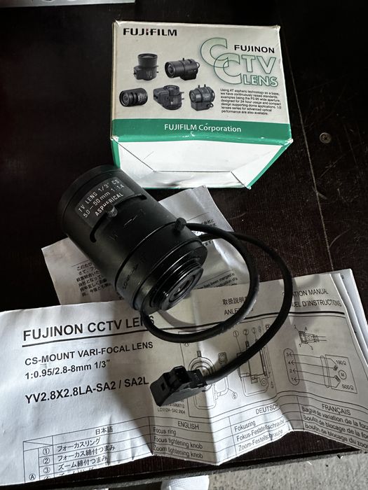 FUJINON YV2.8X2.8LA-SA2 обʼєктив варіофокальний