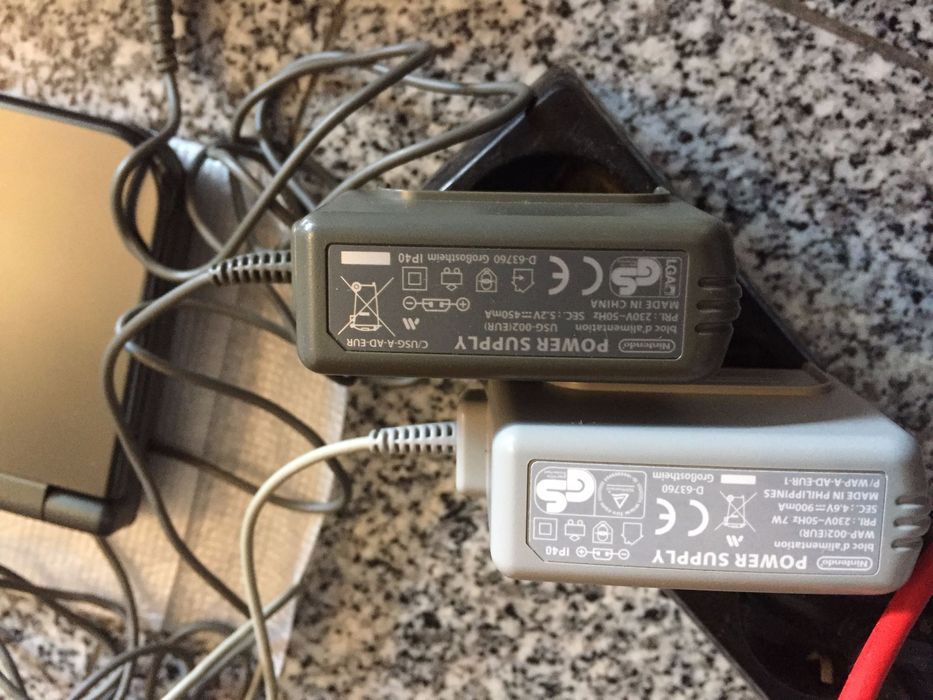 DS Lite  advance carregador DS 3DS XL 2DS Nintendo transformador cabo