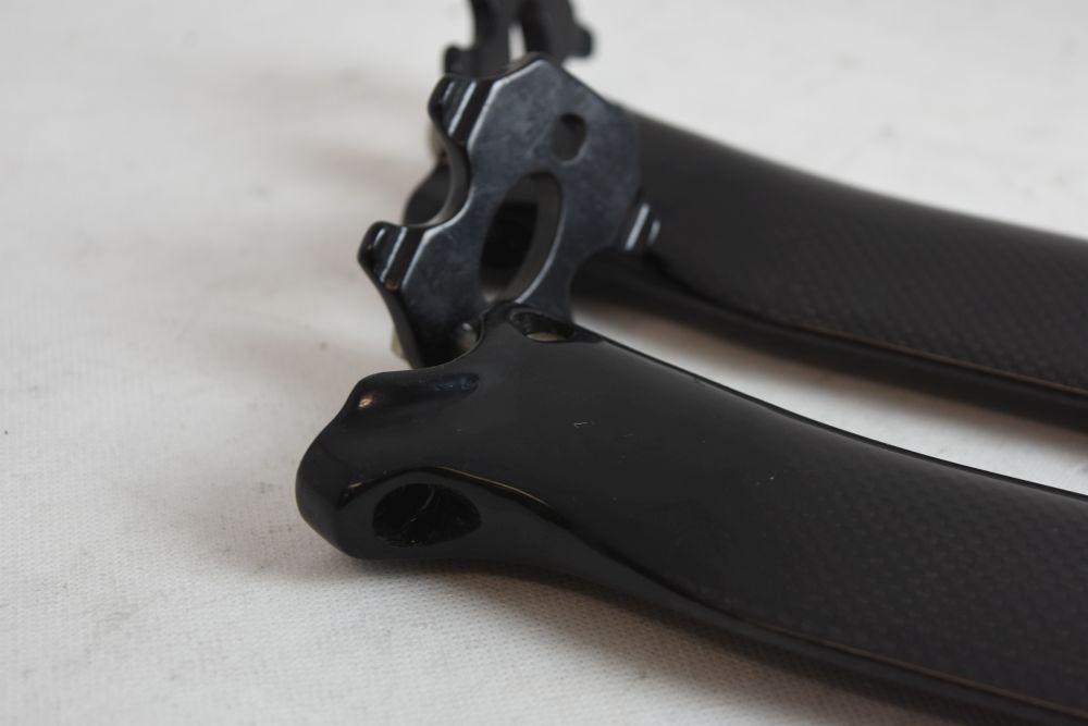 niekompletna sztyca łezka CARBON 55mm x 20,5mm ! 35cm !