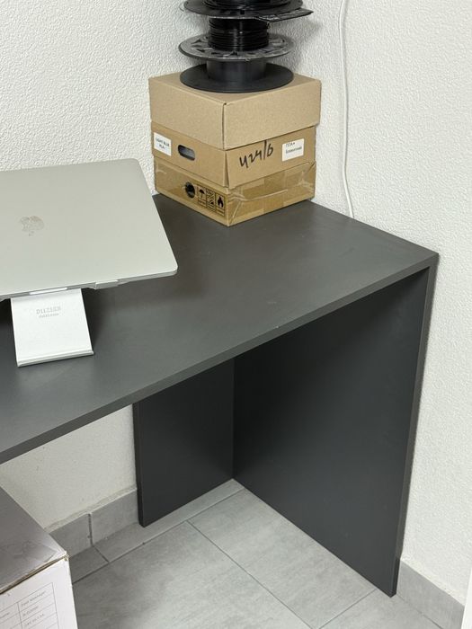 Стіл письмовий з поличками Джеко 1200/12 120х52х87 см Антрацит