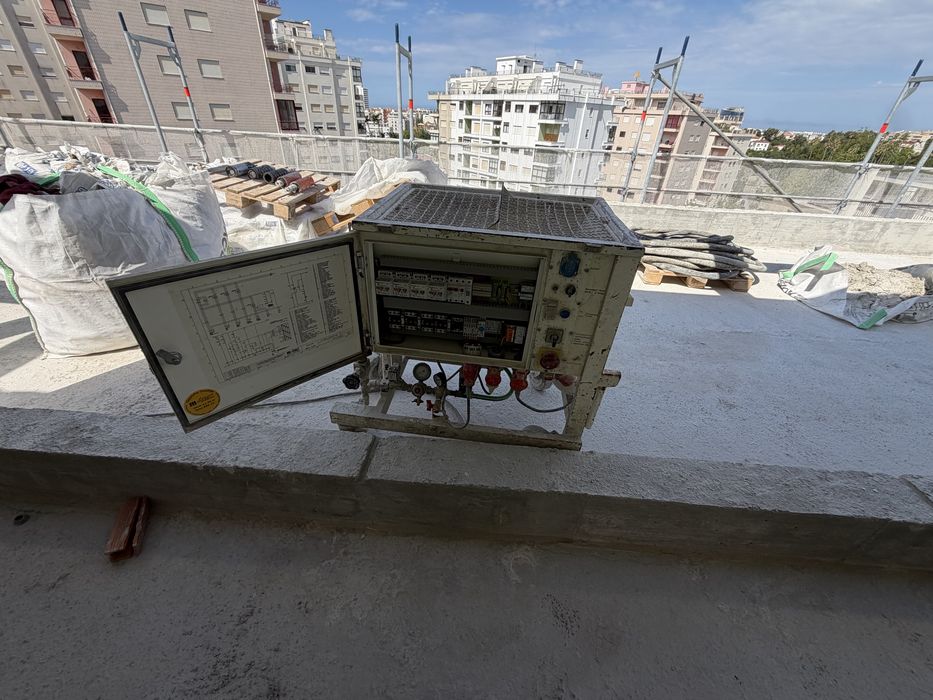 Maquina de reboco projetado c/ assecorios