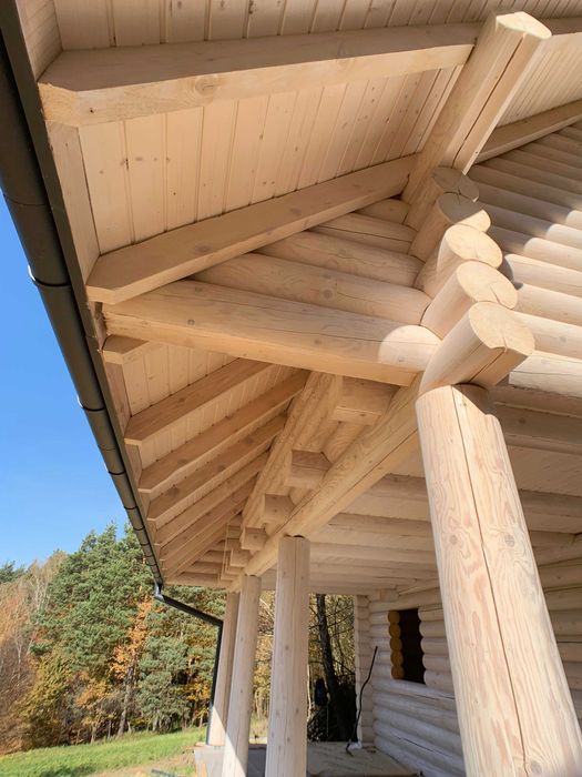 Dom z bali - domek letniskowy całoroczny