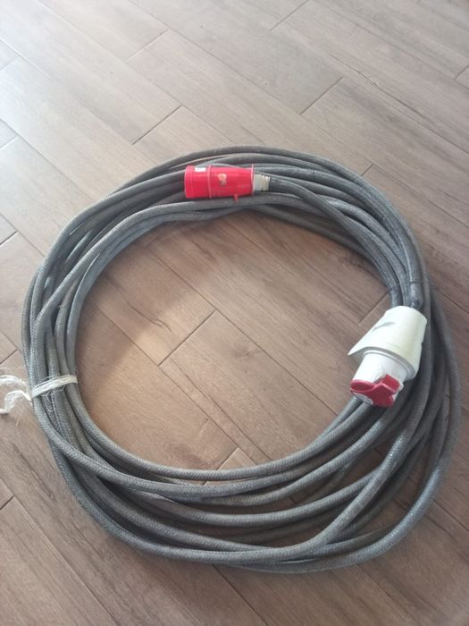 Kabel /przewód siłowy prądowy 23m W mocnym oplocie siatka.
