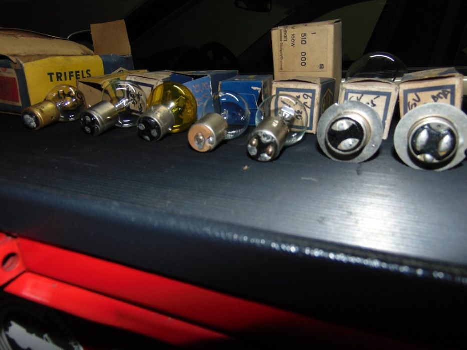 Lâmpadas auto de 6v 12v 24v