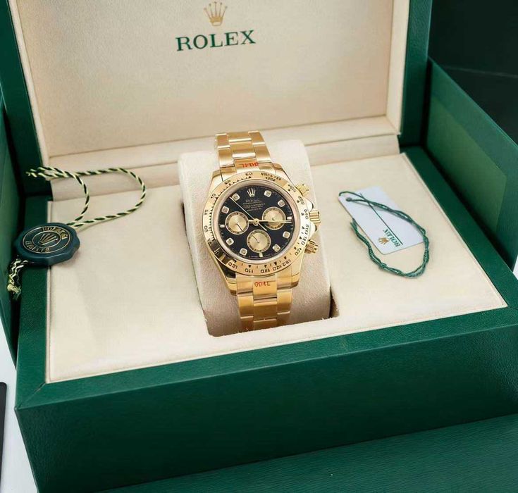 Nowy_Całkowiciezłoty_Czarny_Zegarek_Rolex_Kosmograf /Mechanizm