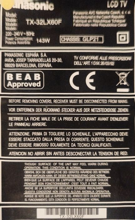 TV  32" em bom estado